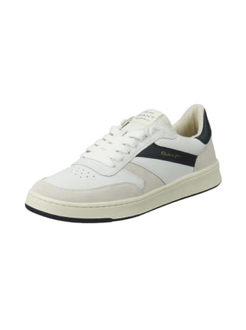 GANT Footwear Leren sneakers "Goodpal" wit/donkerblauw