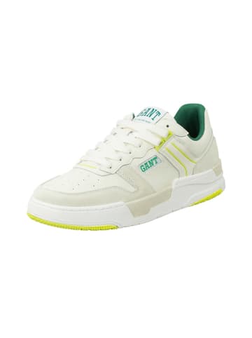GANT Footwear Skórzane sneakersy "Brookpal" w kolorze zielono-białym
