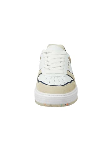 GANT Footwear Skórzane sneakersy "Kanmen" w kolorze beżowo-białym