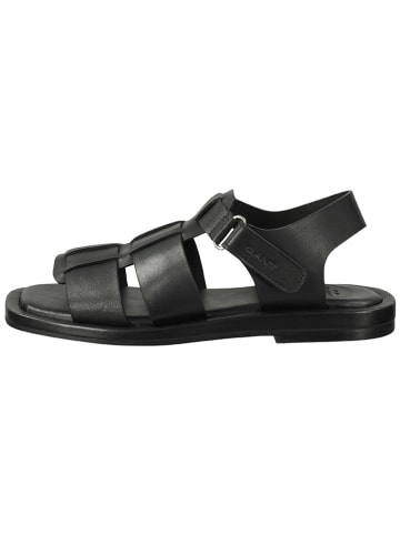 GANT Footwear Skórzane sandały "Khiria" w kolorze czarnym