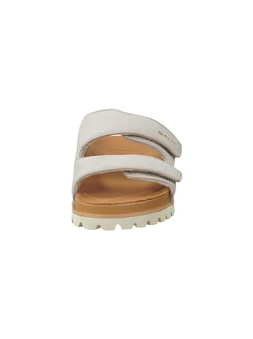 GANT Footwear Skórzane klapki "Mardale" w kolorze jasnobeżowym