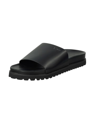 GANT Footwear Leren slippers "Primapal" zwart