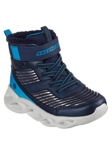 Skechers Boots "Twisted Lights" donkerblauw