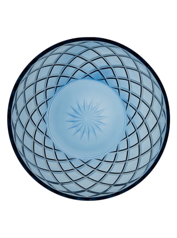 Lyngby Glas Salatschüssel "Sorrento" in Blau - Ø 24 cm