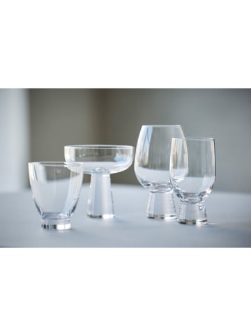 Bitz 2-delige set: wijnglazen "Statue" transparant - 450 ml