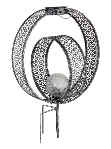 Globo lighting LED-Solar-Gartenstecker in Silber - (B)30 x (H)42 x (T)20 cm