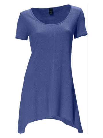 Heine Zijden shirt blauw