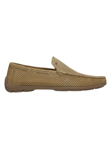 Wojas Leder-Mokassins in Beige
