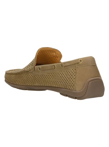 Wojas Leder-Mokassins in Beige
