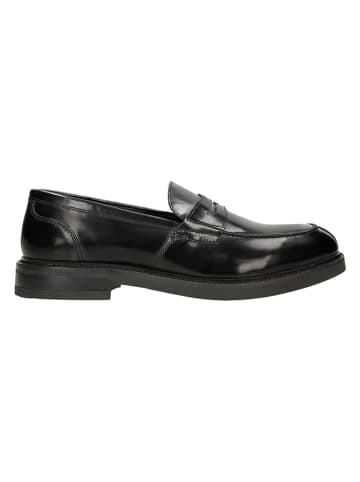 Wojas Leren mocassins zwart