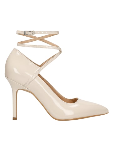 Wojas Leder-Pumps in Beige