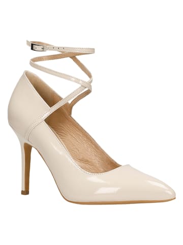 Wojas Leren pumps beige