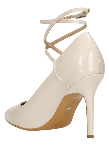 Wojas Leren pumps beige