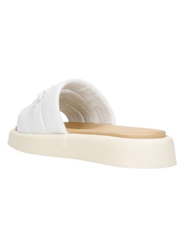 Wojas Leren slippers wit