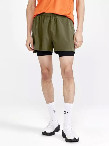Craft Hardloopshort kaki