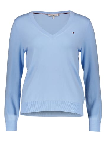 Tommy Hilfiger Sweter w kolorze błękitnym