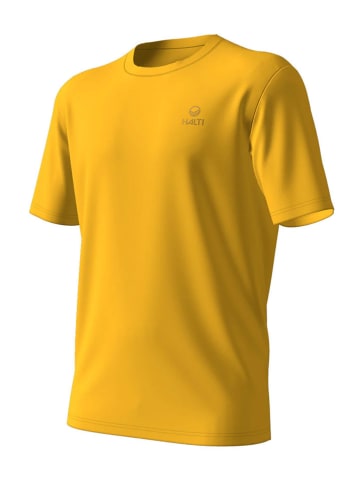 Halti Koszulka funkcyjna "Osku" w kolorze żółtym