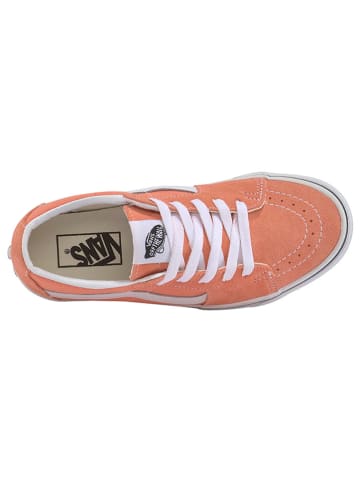 Vans Skórzane sneakersy w kolorze pomarańczowym