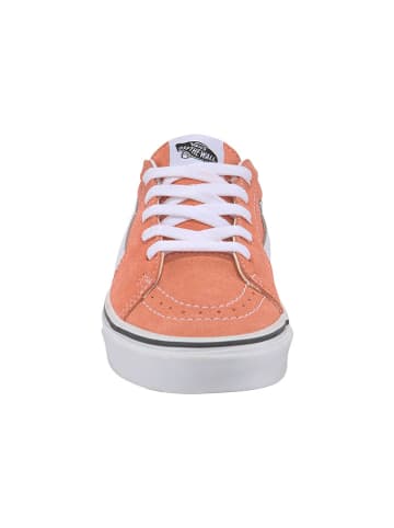 Vans Skórzane sneakersy w kolorze pomarańczowym