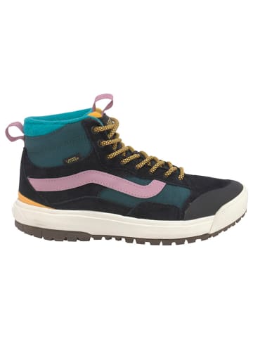 Vans Skórzane sneakersy "UltraRange EXO" w kolorze granatowo-niebiesko-żółtym