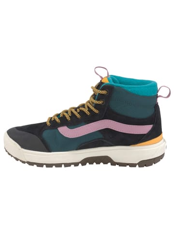 Vans Skórzane sneakersy "UltraRange EXO" w kolorze granatowo-niebiesko-żółtym