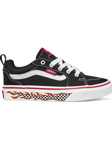 Vans Leder-Sneakers in Schwarz