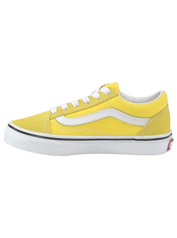 Vans Skórzane sneakersy w kolorze żółtym