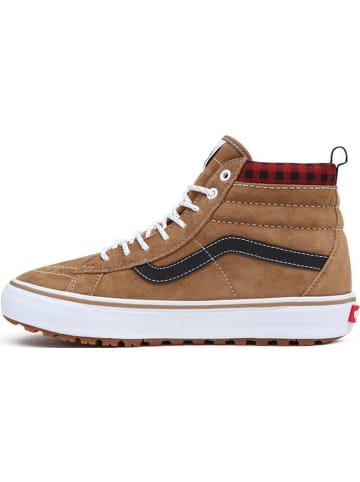 Vans Leder-Sneakers in Hellbraun