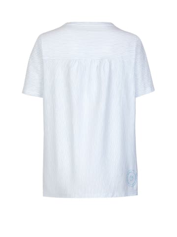LIEBLINGSSTÜCK Shirt "Colin" in Hellblau/ Weiß