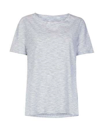 LIEBLINGSSTÜCK Shirt "Colin" in Blau/ Weiß