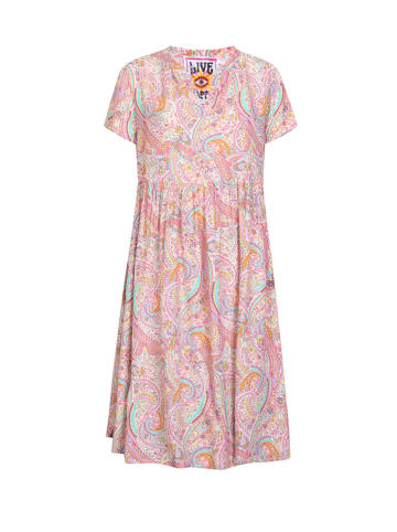 LIEBLINGSSTÜCK Sukienka "Ruthie" w kolorze jasnoróżowym ze wzorem