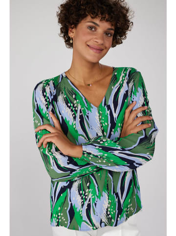 LIEBLINGSSTÜCK Bluse "Elana" in Hellblau/ Grün