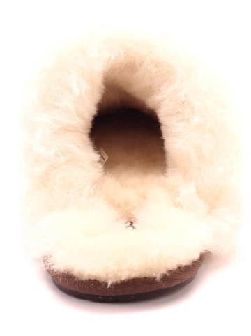 UGG Lammfell-Hausschuhe "Scuffette II" in Braun