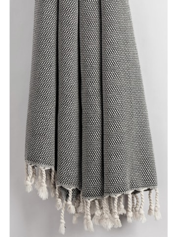 Colorful Cotton Fouta in Grau