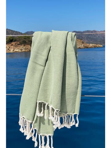 Colorful Cotton Fouta w kolorze zielonym