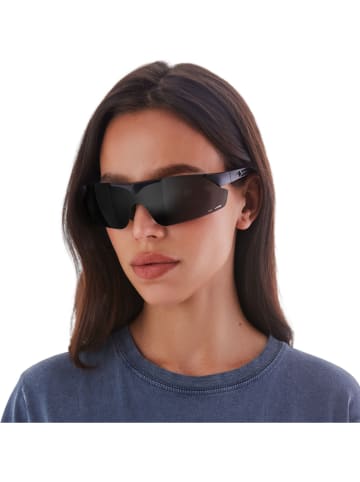 YEAZ Unisex-Sonnenbrille "SUNUP" in Schwarz/ Grau