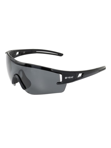 YEAZ Unisex-Sportbrille "Sunblow" in Schwarz/ Grau