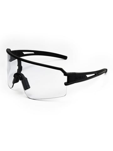 YEAZ Unisex-Sportbrille "Sunspot" in Schwarz/ Transparent