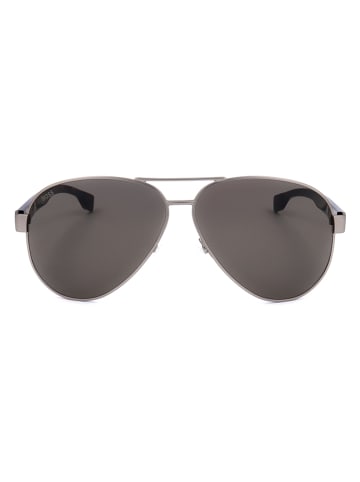 Hugo Boss Herren-Sonnenbrille in Silber/ Schwarz