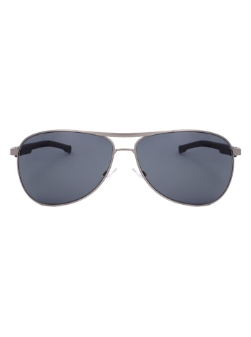 Hugo Boss Herren-Sonnenbrille in Silber/ Schwarz