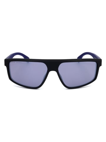 Hugo Boss Męskie okulary przeciwsłoneczne w kolorze czarnym