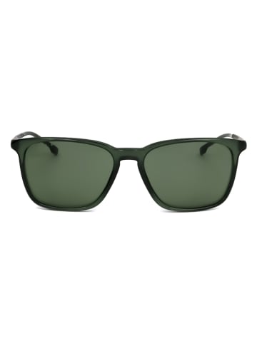 Hugo Boss Męskie okulary przeciwsłoneczne w kolorze zielono-czarnym