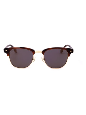 Hugo Boss Męskie okulary przeciwsłoneczne w kolorze brązowym
