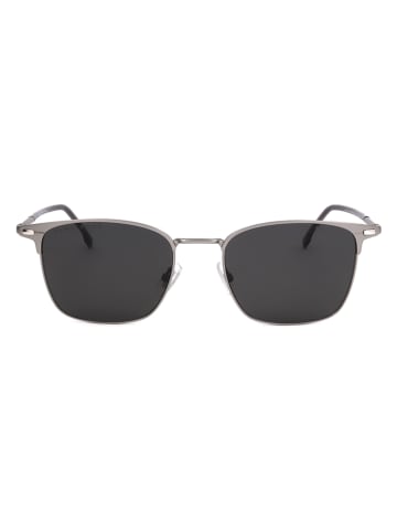 Hugo Boss Męskie okulary przeciwsłoneczne w kolorze srebrno-czarnym