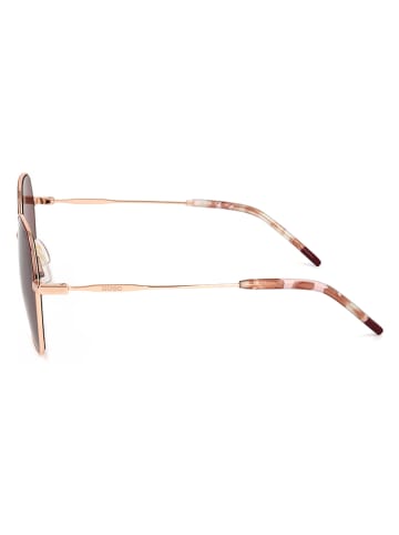 HUGO Damen-Sonnenbrille in Rotbraun/ Gold