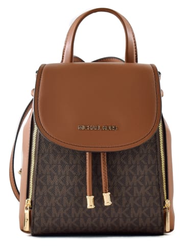 Michael Kors Leren rugzak bruin - (B)20 x (H)17 x (D)9 cm
