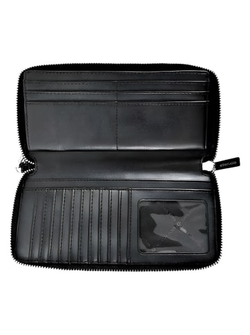Michael Kors Leder-Geldbörse in Schwarz - (B)21 x (H)10 x (T)2,5 cm