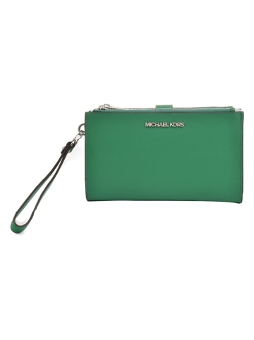 Michael Kors Leren portemonnee groen - (B)18,5 x (H)11 x (D)3 cm