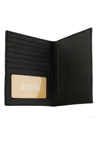 Michael Kors Leder-Kartenetui in Schwarz - (B)10 x (H)14 x (T)1 cm