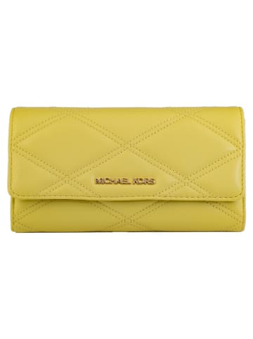 Michael Kors Leren portemonnee geel - (B)18 x (H)10 x (D)2 cm